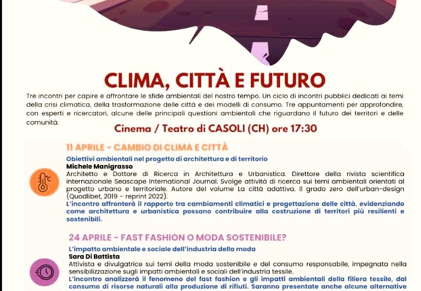 Clima citta e futuro