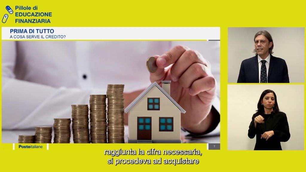 Un momento di un webinar di educazione finanziaria 1